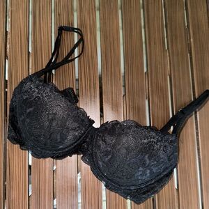 Elegant Black Lace Bra